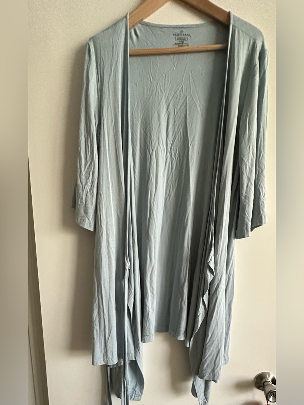 Caden Lane Light Blue Draped Women's Robe